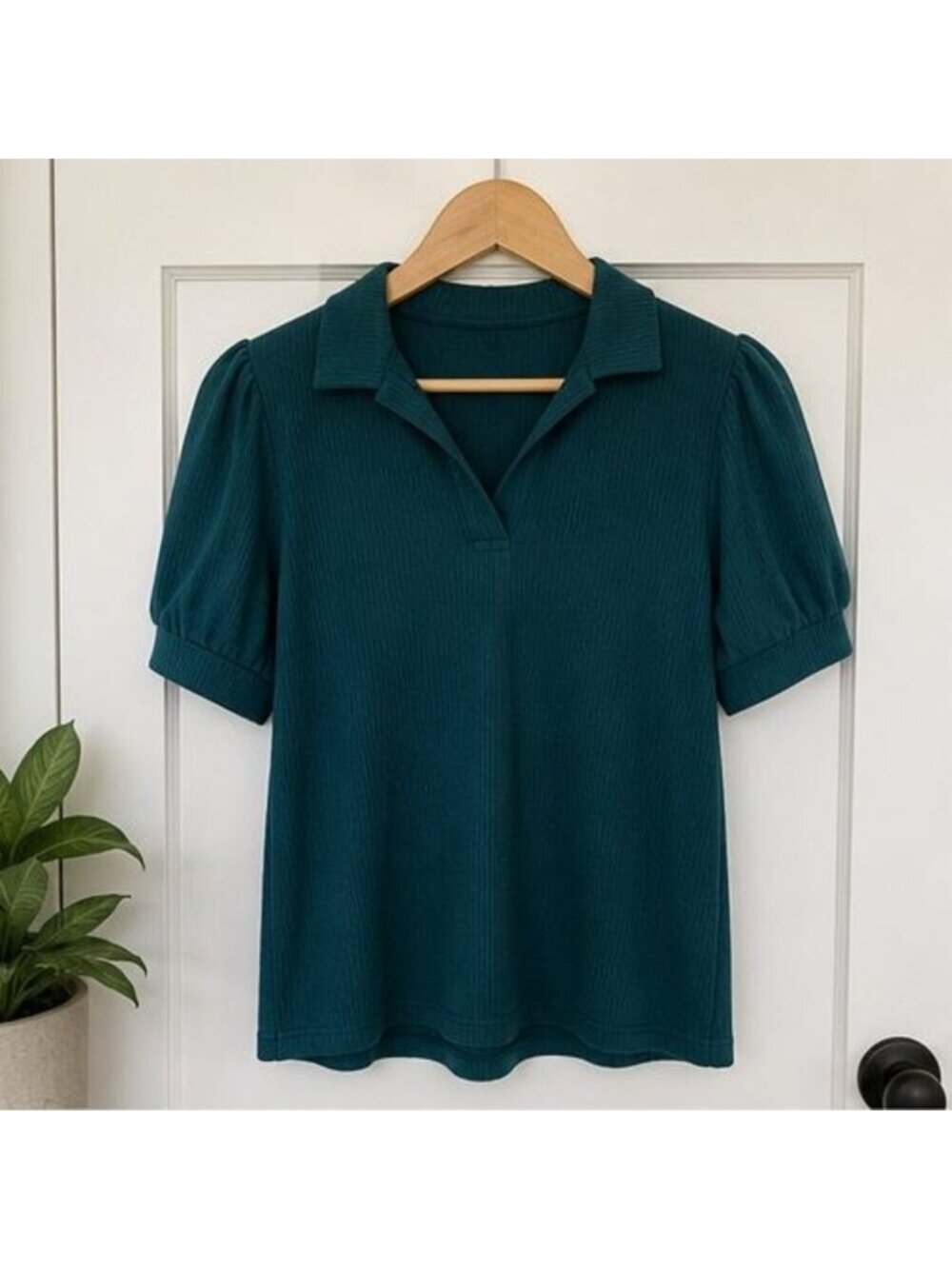 Teal Tunic Blouse